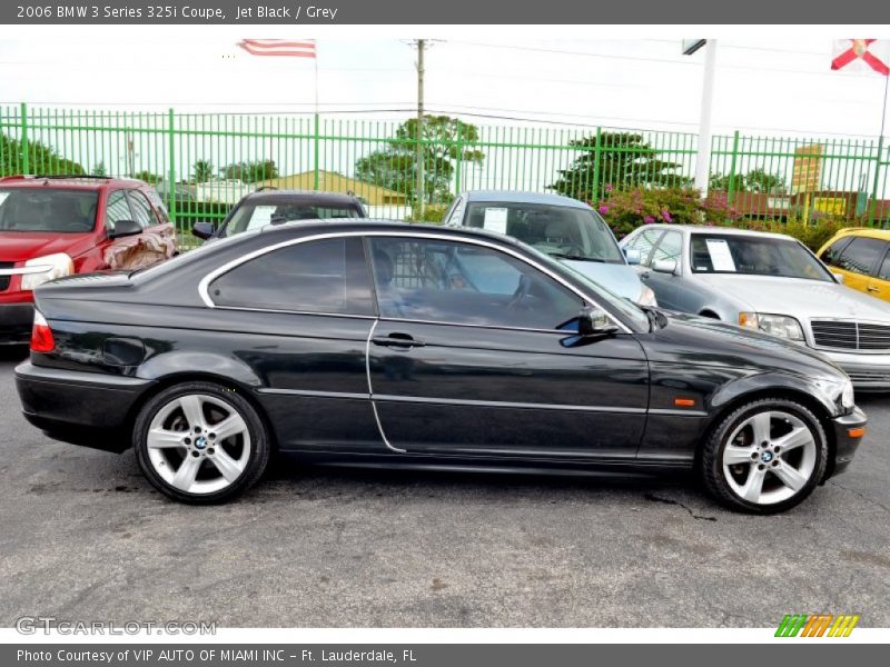 Jet Black / Grey 2006 BMW 3 Series 325i Coupe