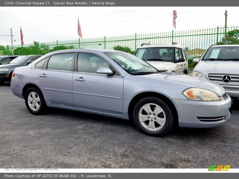 Glacier Blue Metallic / Neutral Beige 2006 Chevrolet Impala LT