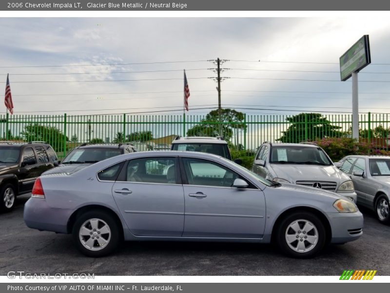 Glacier Blue Metallic / Neutral Beige 2006 Chevrolet Impala LT