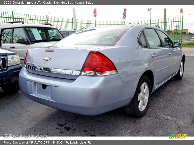 Glacier Blue Metallic / Neutral Beige 2006 Chevrolet Impala LT