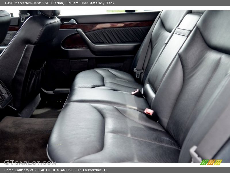 Brilliant Silver Metallic / Black 1998 Mercedes-Benz S 500 Sedan