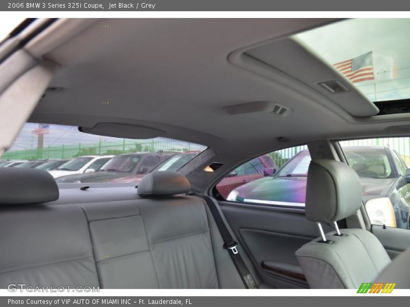Jet Black / Grey 2006 BMW 3 Series 325i Coupe