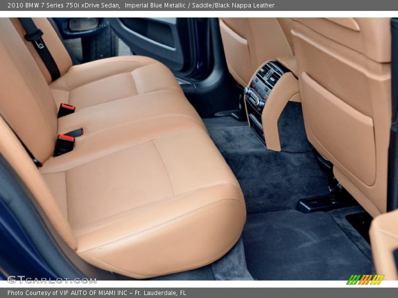 Imperial Blue Metallic / Saddle/Black Nappa Leather 2010 BMW 7 Series 750i xDrive Sedan