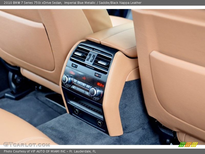 Imperial Blue Metallic / Saddle/Black Nappa Leather 2010 BMW 7 Series 750i xDrive Sedan