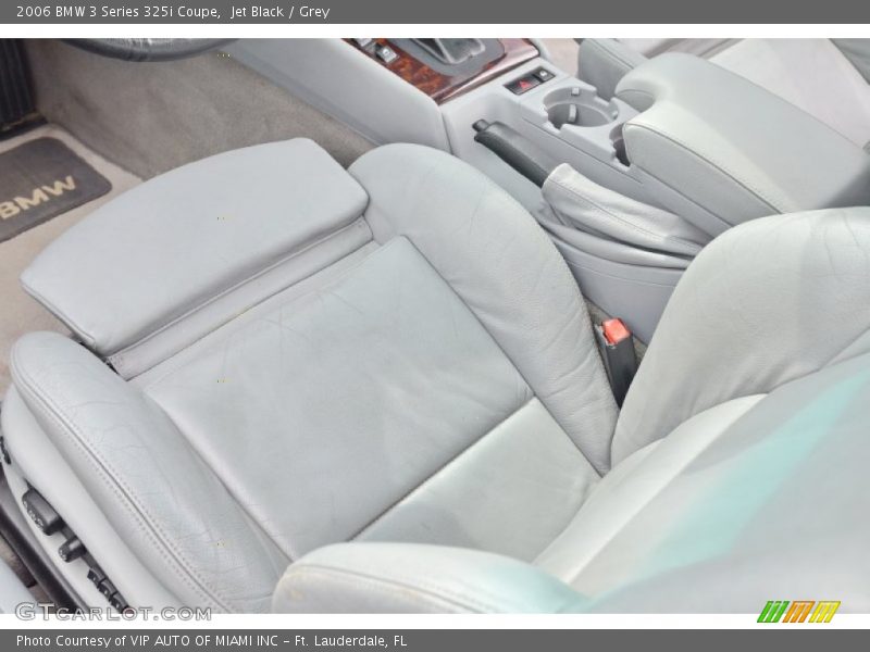 Jet Black / Grey 2006 BMW 3 Series 325i Coupe