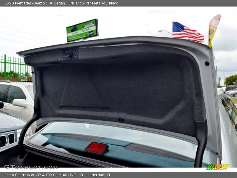 Brilliant Silver Metallic / Black 1998 Mercedes-Benz S 500 Sedan