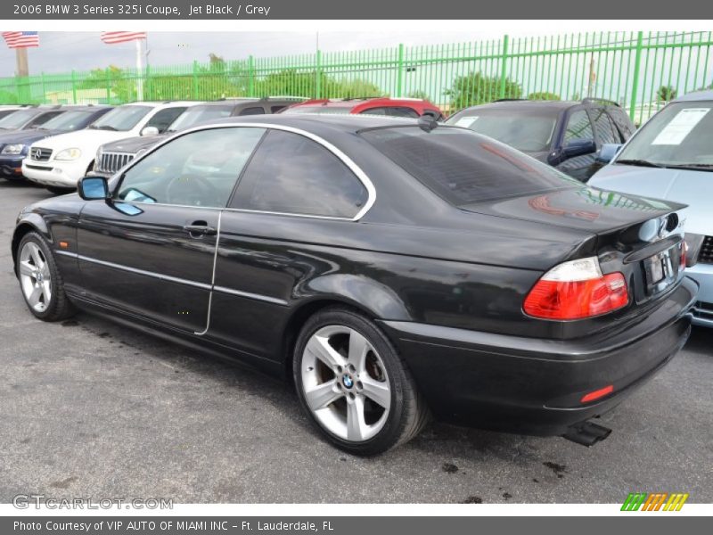 Jet Black / Grey 2006 BMW 3 Series 325i Coupe