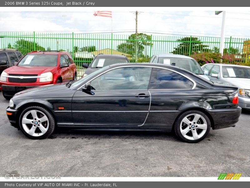 Jet Black / Grey 2006 BMW 3 Series 325i Coupe