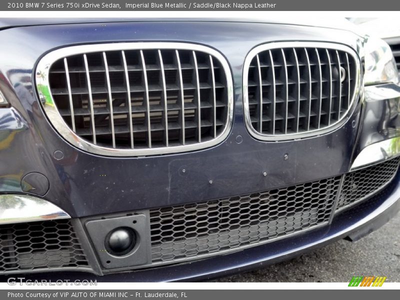 Imperial Blue Metallic / Saddle/Black Nappa Leather 2010 BMW 7 Series 750i xDrive Sedan