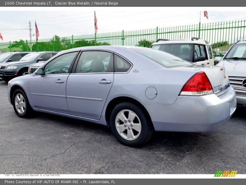 Glacier Blue Metallic / Neutral Beige 2006 Chevrolet Impala LT