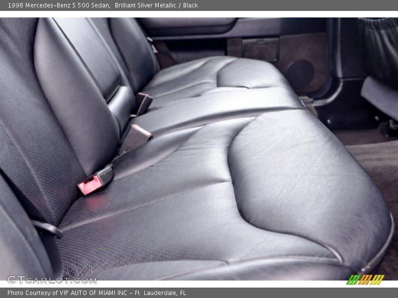 Brilliant Silver Metallic / Black 1998 Mercedes-Benz S 500 Sedan