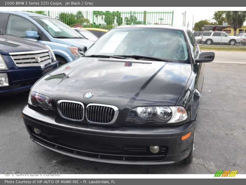 Jet Black / Grey 2006 BMW 3 Series 325i Coupe