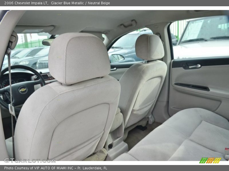 Glacier Blue Metallic / Neutral Beige 2006 Chevrolet Impala LT