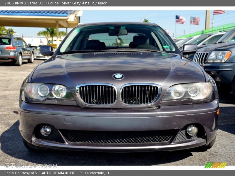 Silver Grey Metallic / Black 2006 BMW 3 Series 325i Coupe