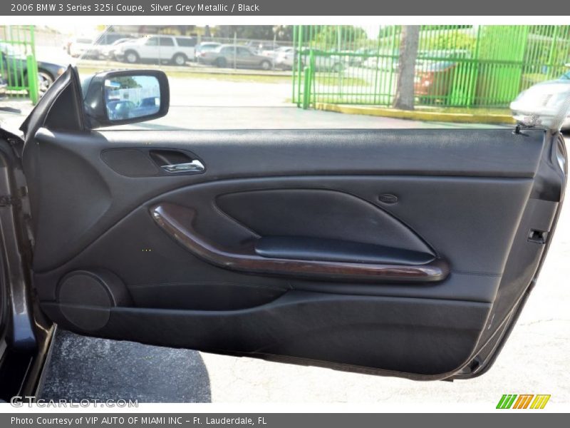 Silver Grey Metallic / Black 2006 BMW 3 Series 325i Coupe