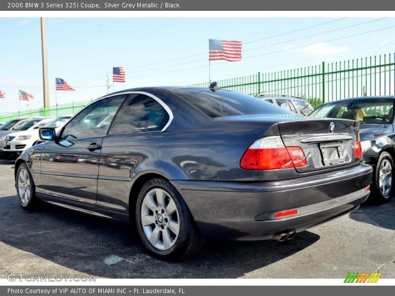 Silver Grey Metallic / Black 2006 BMW 3 Series 325i Coupe