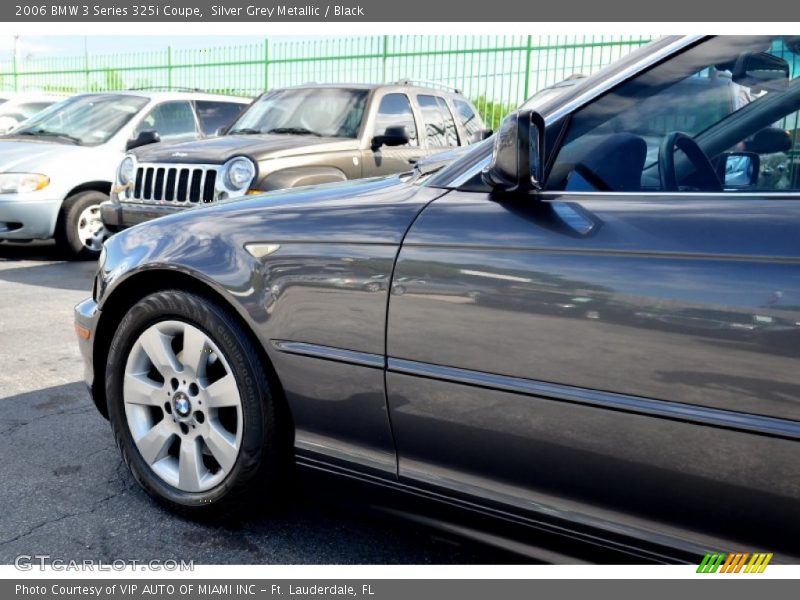 Silver Grey Metallic / Black 2006 BMW 3 Series 325i Coupe