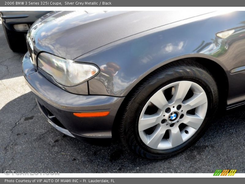 Silver Grey Metallic / Black 2006 BMW 3 Series 325i Coupe