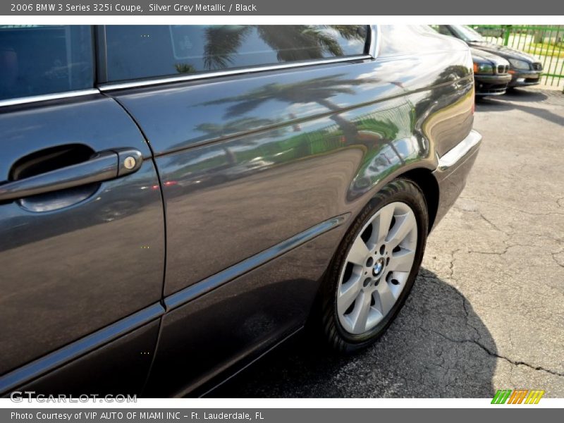 Silver Grey Metallic / Black 2006 BMW 3 Series 325i Coupe