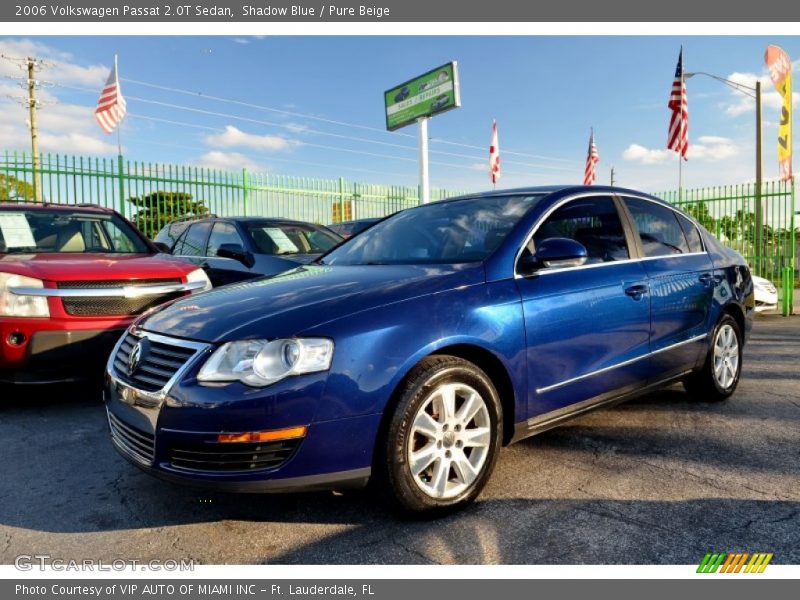 Shadow Blue / Pure Beige 2006 Volkswagen Passat 2.0T Sedan