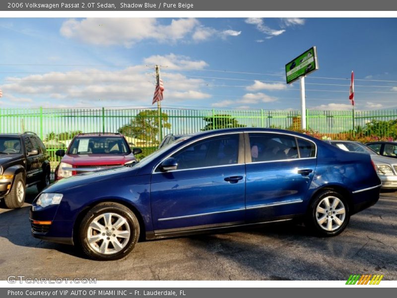 Shadow Blue / Pure Beige 2006 Volkswagen Passat 2.0T Sedan