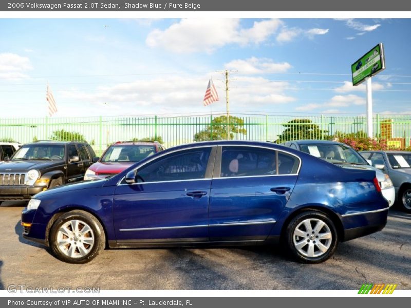 Shadow Blue / Pure Beige 2006 Volkswagen Passat 2.0T Sedan