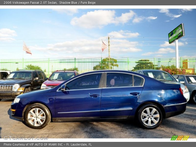 Shadow Blue / Pure Beige 2006 Volkswagen Passat 2.0T Sedan