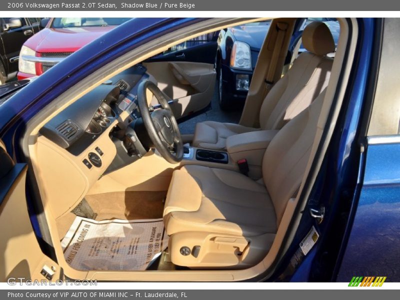 Shadow Blue / Pure Beige 2006 Volkswagen Passat 2.0T Sedan