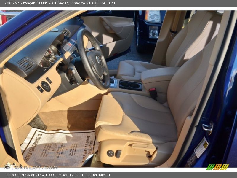 Shadow Blue / Pure Beige 2006 Volkswagen Passat 2.0T Sedan