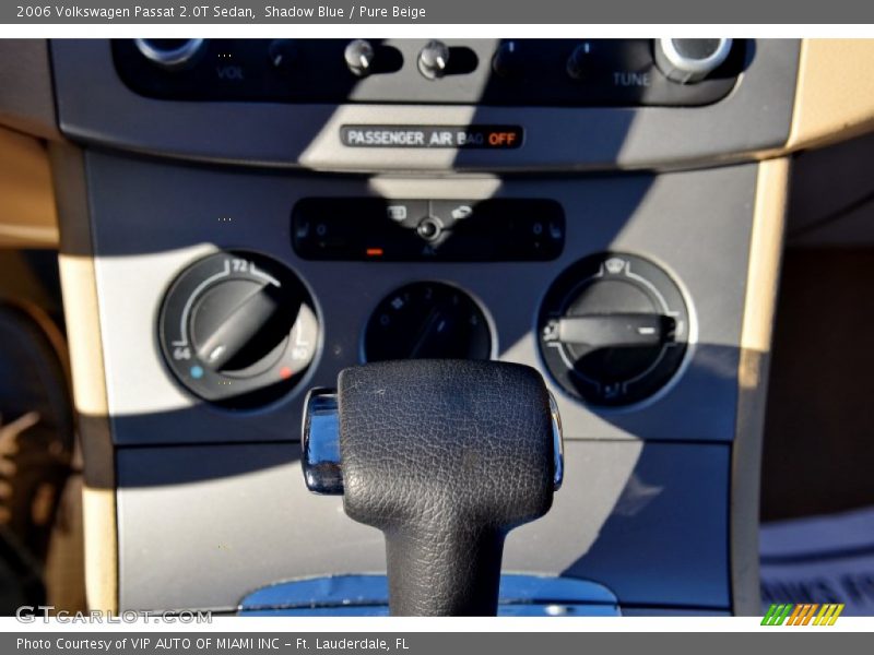Shadow Blue / Pure Beige 2006 Volkswagen Passat 2.0T Sedan
