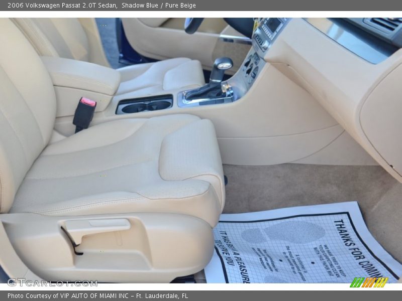 Shadow Blue / Pure Beige 2006 Volkswagen Passat 2.0T Sedan