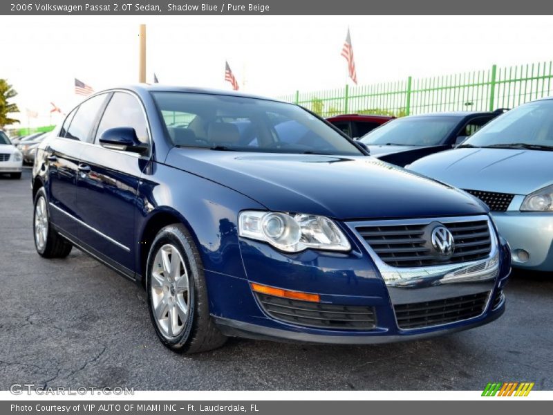 Shadow Blue / Pure Beige 2006 Volkswagen Passat 2.0T Sedan