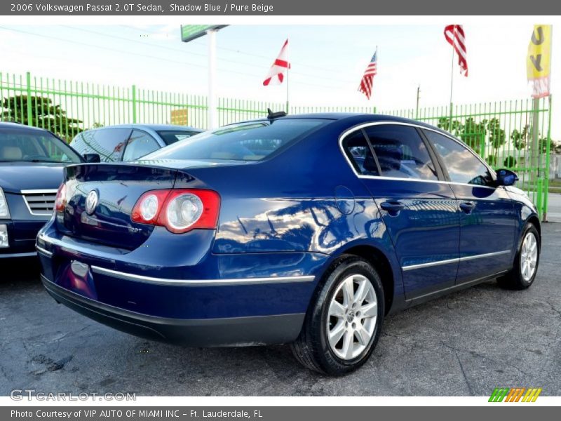 Shadow Blue / Pure Beige 2006 Volkswagen Passat 2.0T Sedan