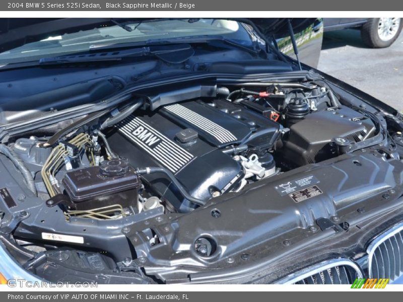  2004 5 Series 525i Sedan Engine - 2.5L DOHC 24V Inline 6 Cylinder
