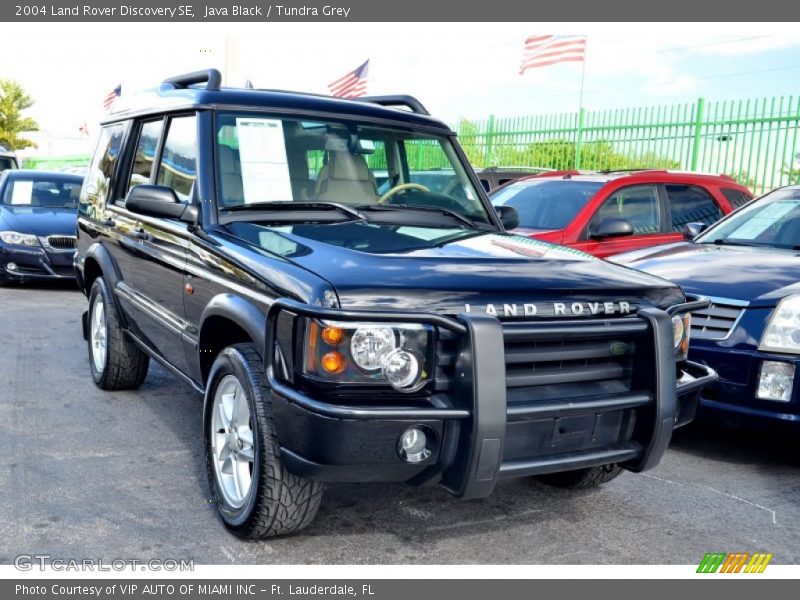 Java Black / Tundra Grey 2004 Land Rover Discovery SE