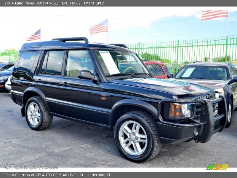 Java Black / Tundra Grey 2004 Land Rover Discovery SE