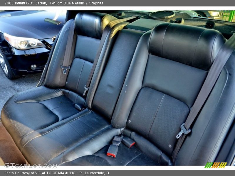 Twilight Blue Metallic / Graphite 2003 Infiniti G 35 Sedan