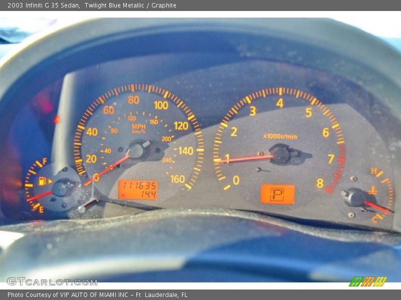 Twilight Blue Metallic / Graphite 2003 Infiniti G 35 Sedan