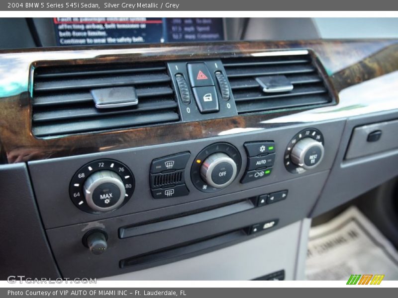 Silver Grey Metallic / Grey 2004 BMW 5 Series 545i Sedan