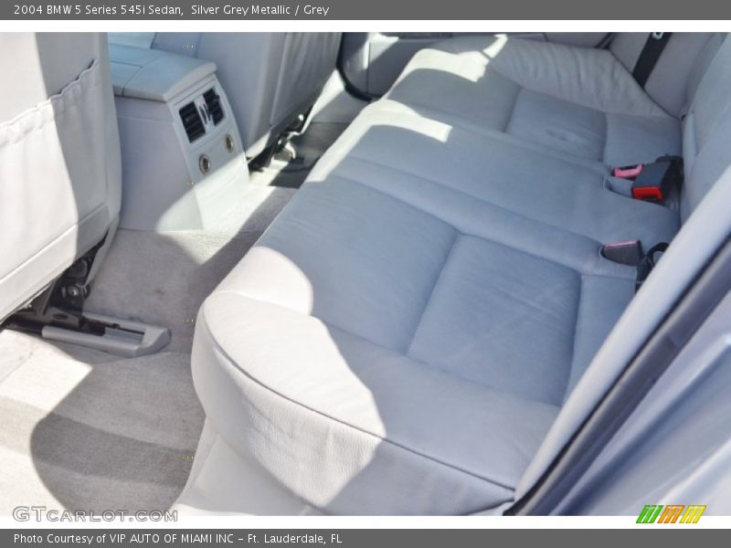Silver Grey Metallic / Grey 2004 BMW 5 Series 545i Sedan