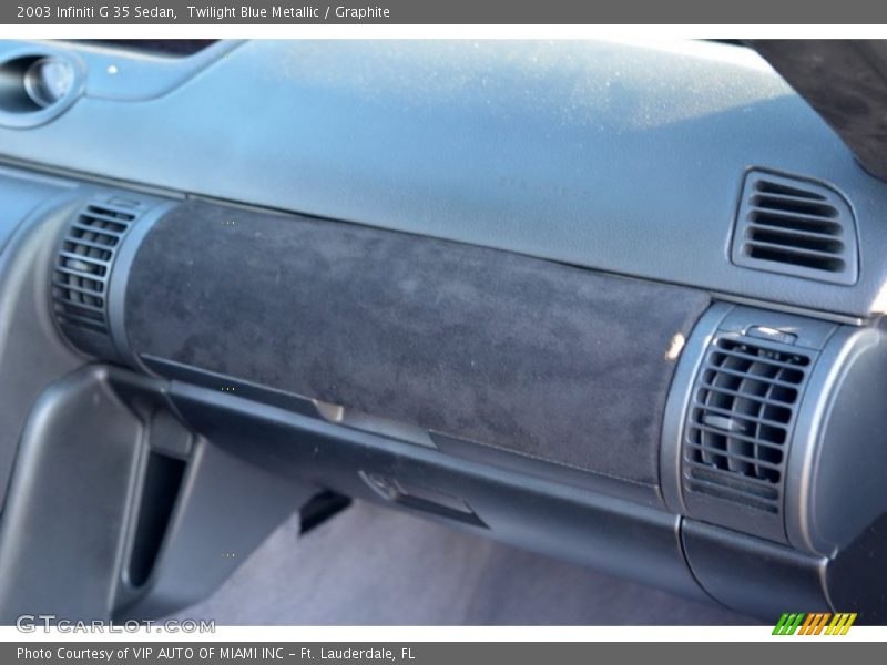 Twilight Blue Metallic / Graphite 2003 Infiniti G 35 Sedan