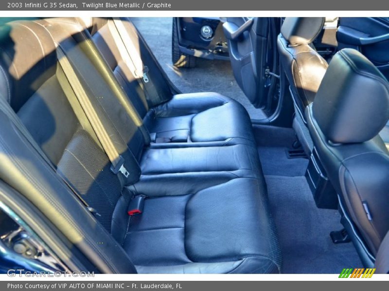 Twilight Blue Metallic / Graphite 2003 Infiniti G 35 Sedan