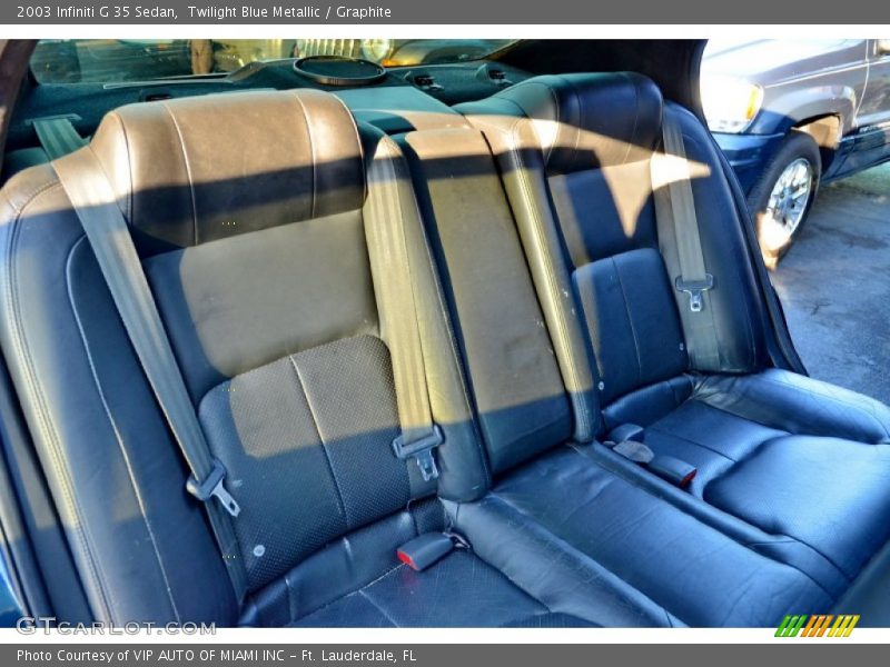 Twilight Blue Metallic / Graphite 2003 Infiniti G 35 Sedan