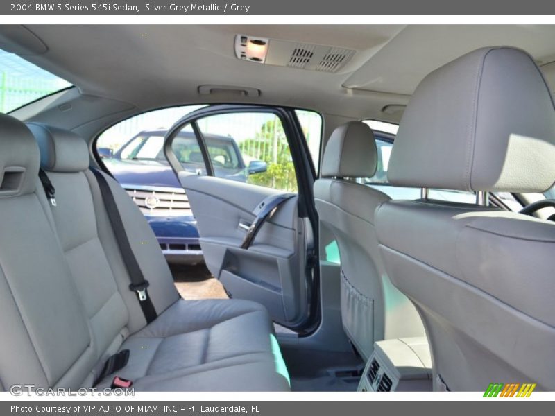 Silver Grey Metallic / Grey 2004 BMW 5 Series 545i Sedan