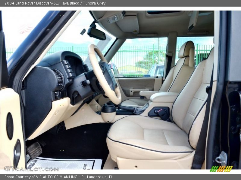 Java Black / Tundra Grey 2004 Land Rover Discovery SE