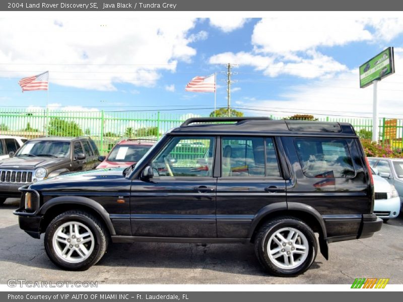 Java Black / Tundra Grey 2004 Land Rover Discovery SE