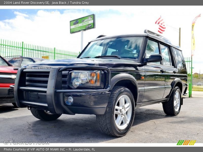 Java Black / Tundra Grey 2004 Land Rover Discovery SE