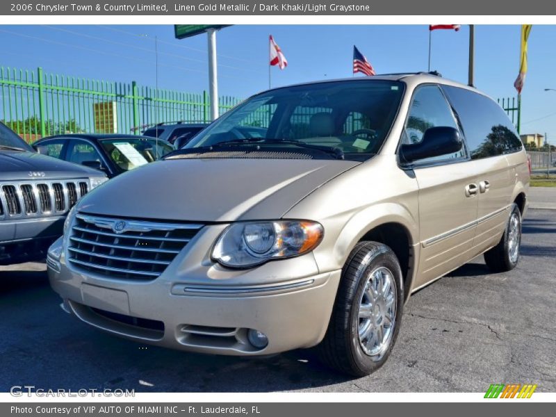 Linen Gold Metallic / Dark Khaki/Light Graystone 2006 Chrysler Town & Country Limited