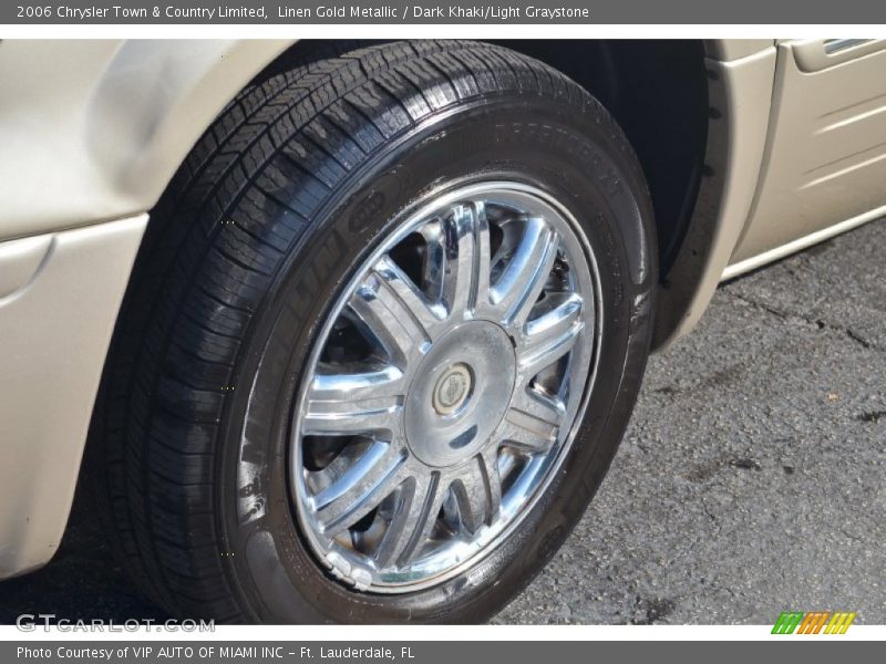 Linen Gold Metallic / Dark Khaki/Light Graystone 2006 Chrysler Town & Country Limited