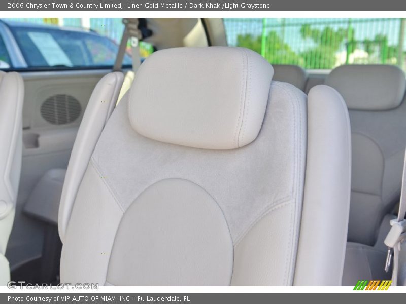 Linen Gold Metallic / Dark Khaki/Light Graystone 2006 Chrysler Town & Country Limited
